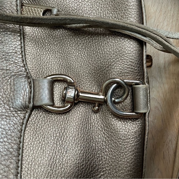 Rebecca Minkoff Mini Mac Metallic Crossbody Bag - Picture 3 of 5